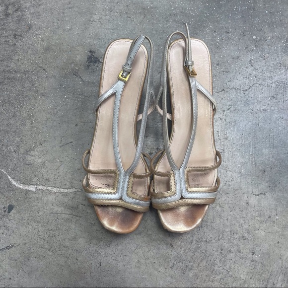 PRADA VTG Metallic Espadrille 37 - Picture 3 of 5